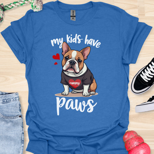 My kids have paws - V4 - Sweet Dog T-Shirt